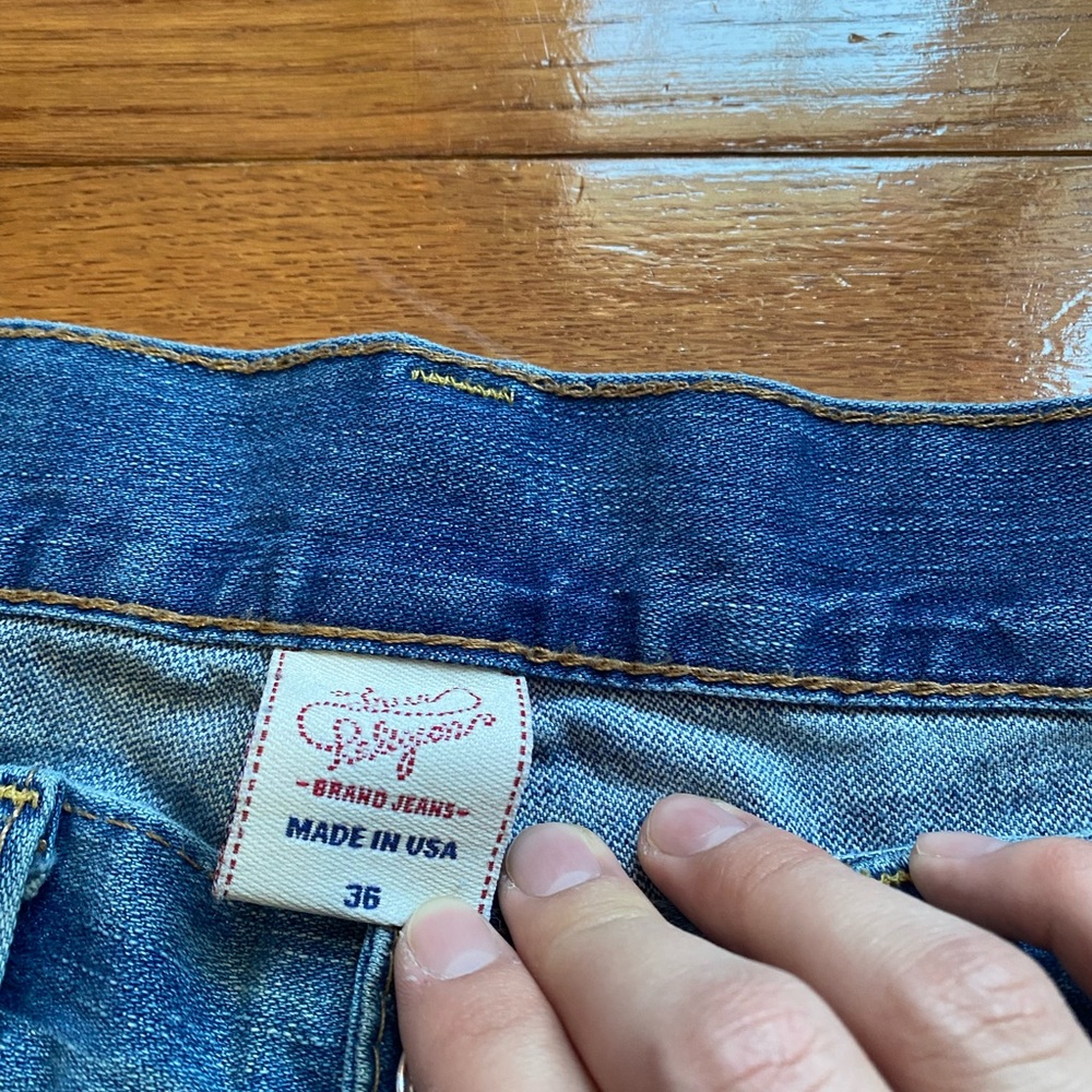 old true religion vintage and baggy